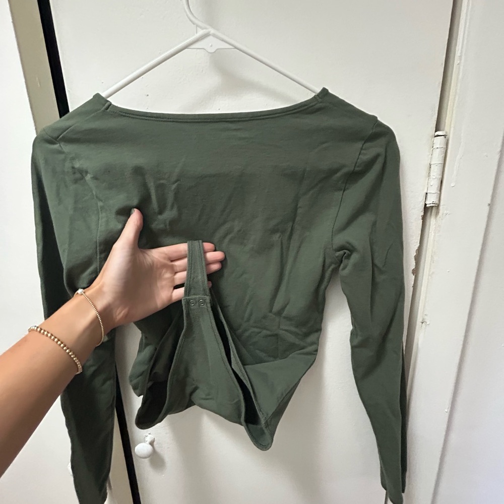 Abercrombie square neck bodysuit